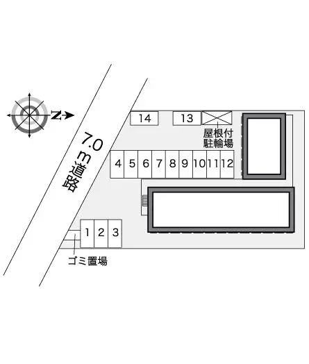 川越市木野目　月極駐車場（LP）